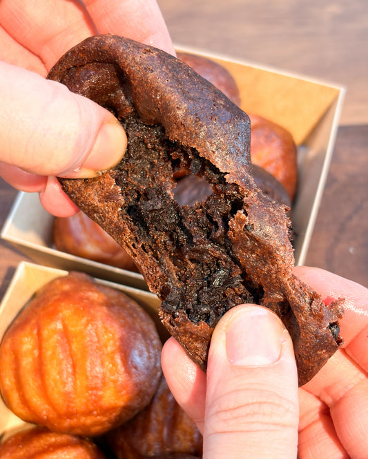 栗蓬蓬 可可烤年糕 Cocoa Pon-Pon Crispy Rise Cakes