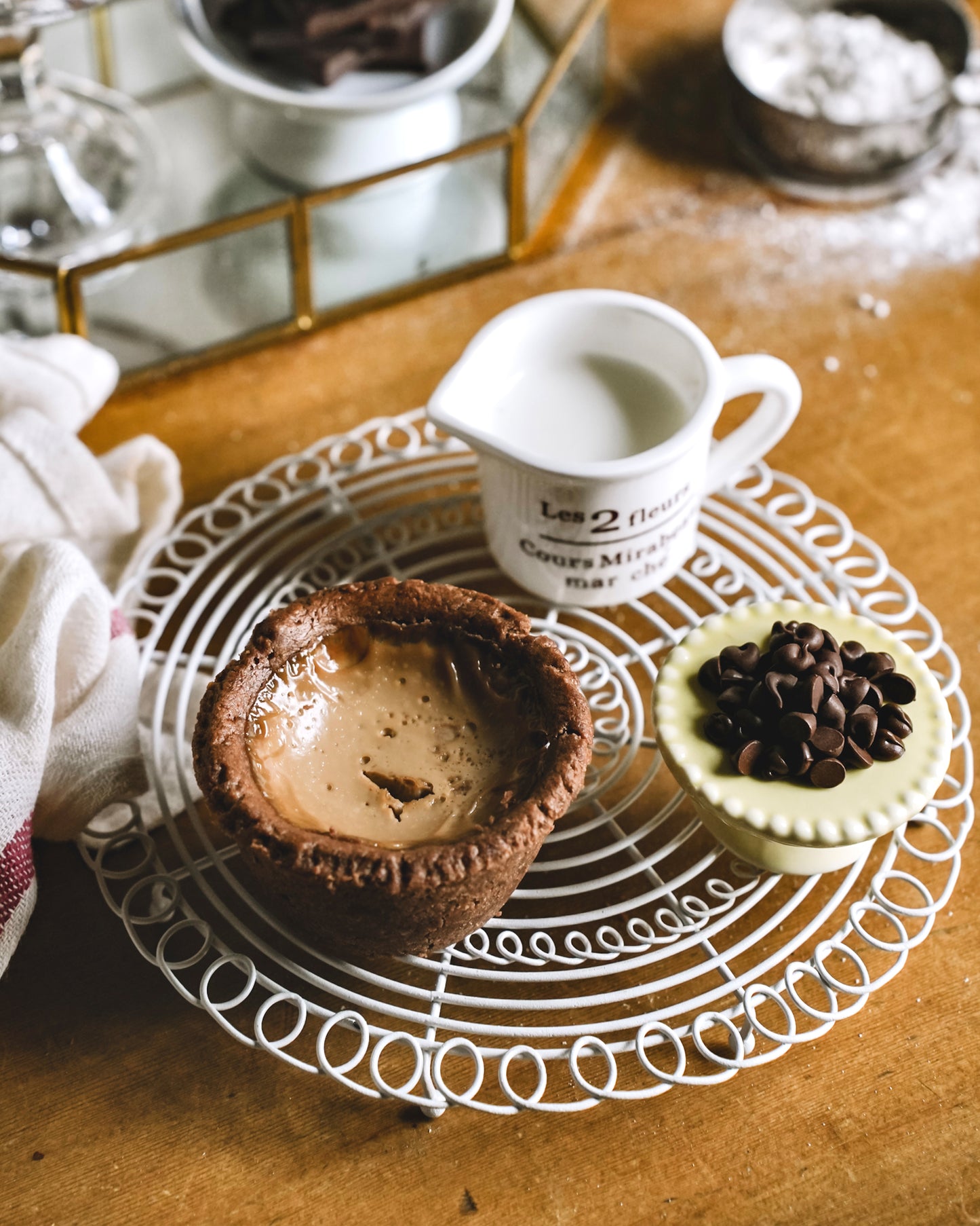 海鹽巧克力流心塔 Seasalt Chocolate Lava Egg Tart