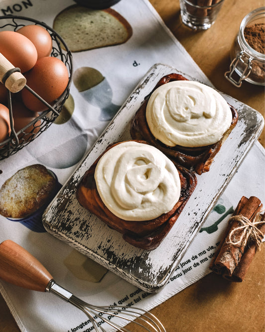 經典美式乳霜肉桂捲 Old Fashion Cinnamon Roll w/  Cream Frosting