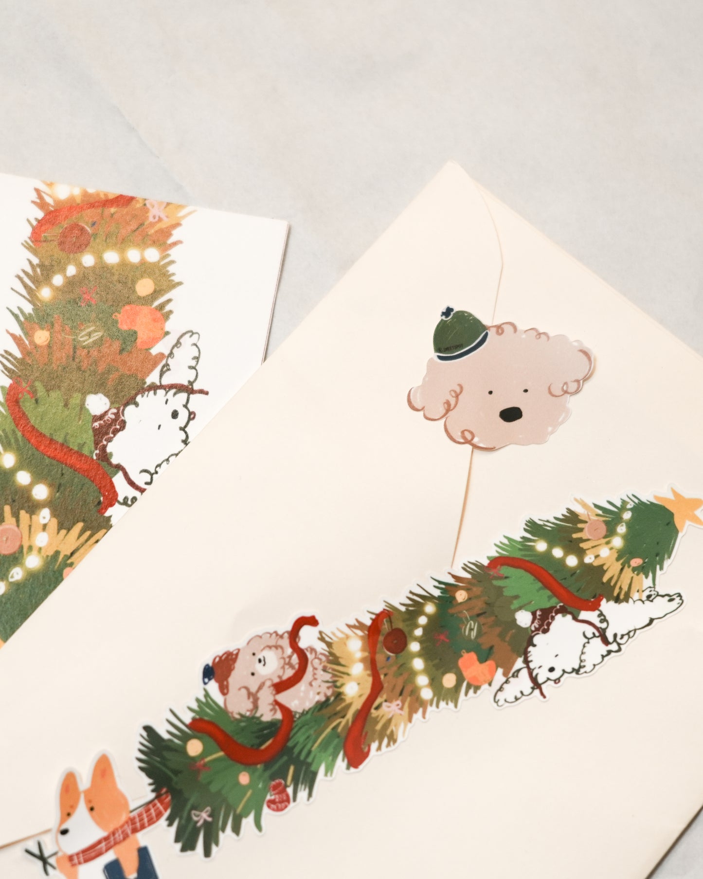 《Q胖與夥伴》Cozy聖誕露莉貼紙 Lulli in Cozy Christmas Time_ Ver.1