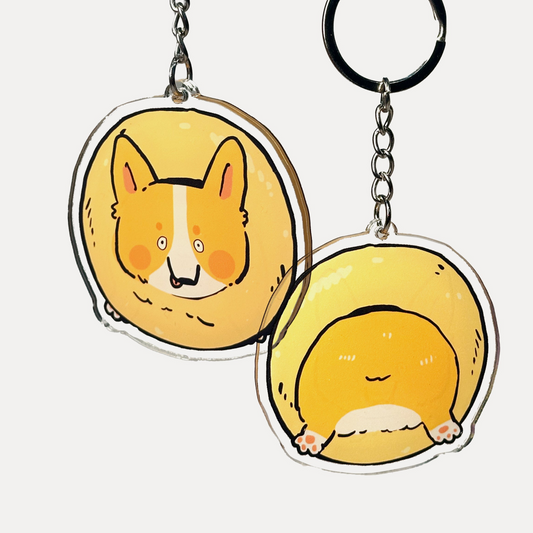 吃太多卡在貝果的店長貝狗